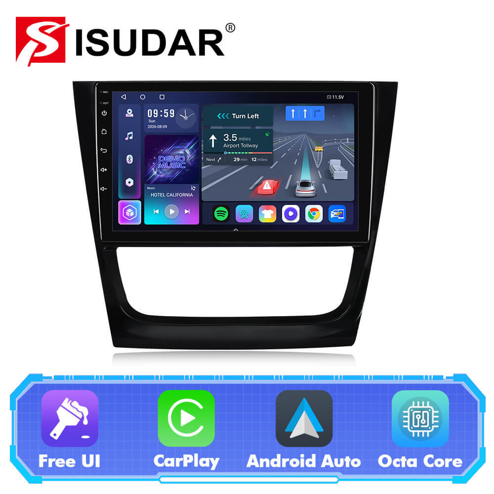 T57 Android 15 Car Stereo 9" 1280*720P For Volkswagen Gol Saveiroar