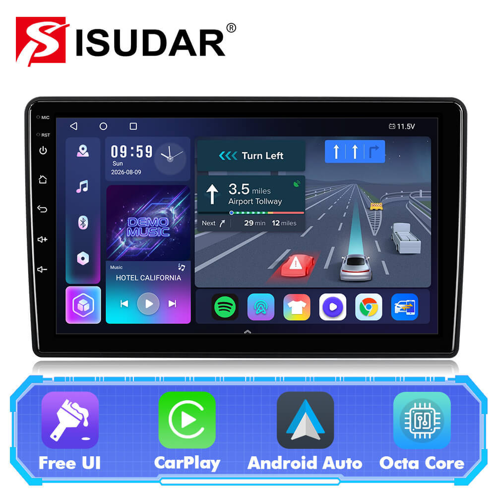 T57 Android 15 Car Stereo 9" 1280*720P For Volkswagen/Touareg/Transporter T5