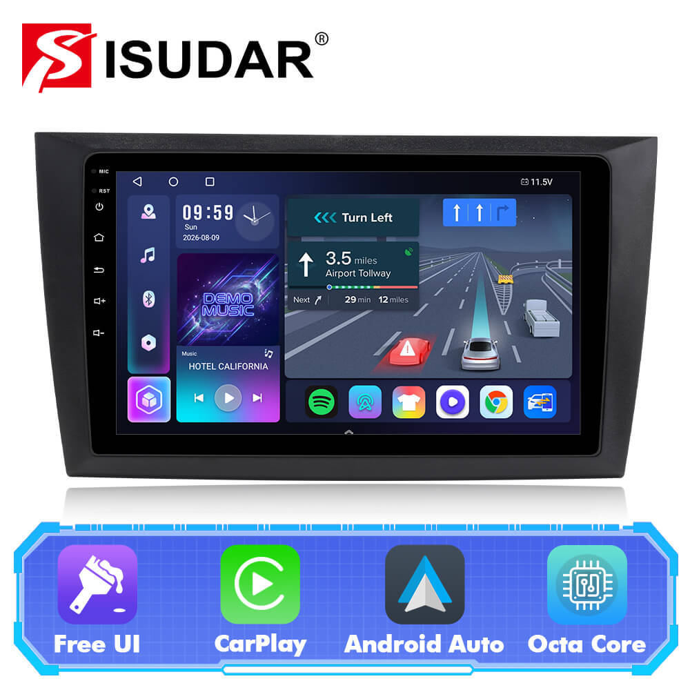 T57 Android 15 Car Stereo 9" 1280*720P For Volkswagen VW Golf 6 2008-2016