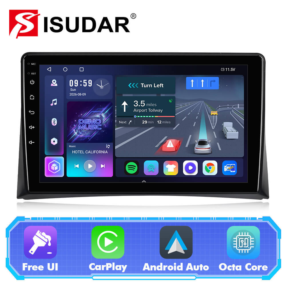 T57 Android 15 Car Stereo 9" 1280*720P For Volkswagen VW Transporter Multivan T5 Caravel