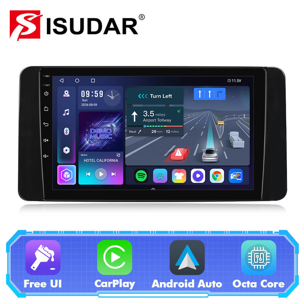 T57 Android 15 Car Stereo 10" 1280*720P For VW Volkswagen POLO 2021 2022