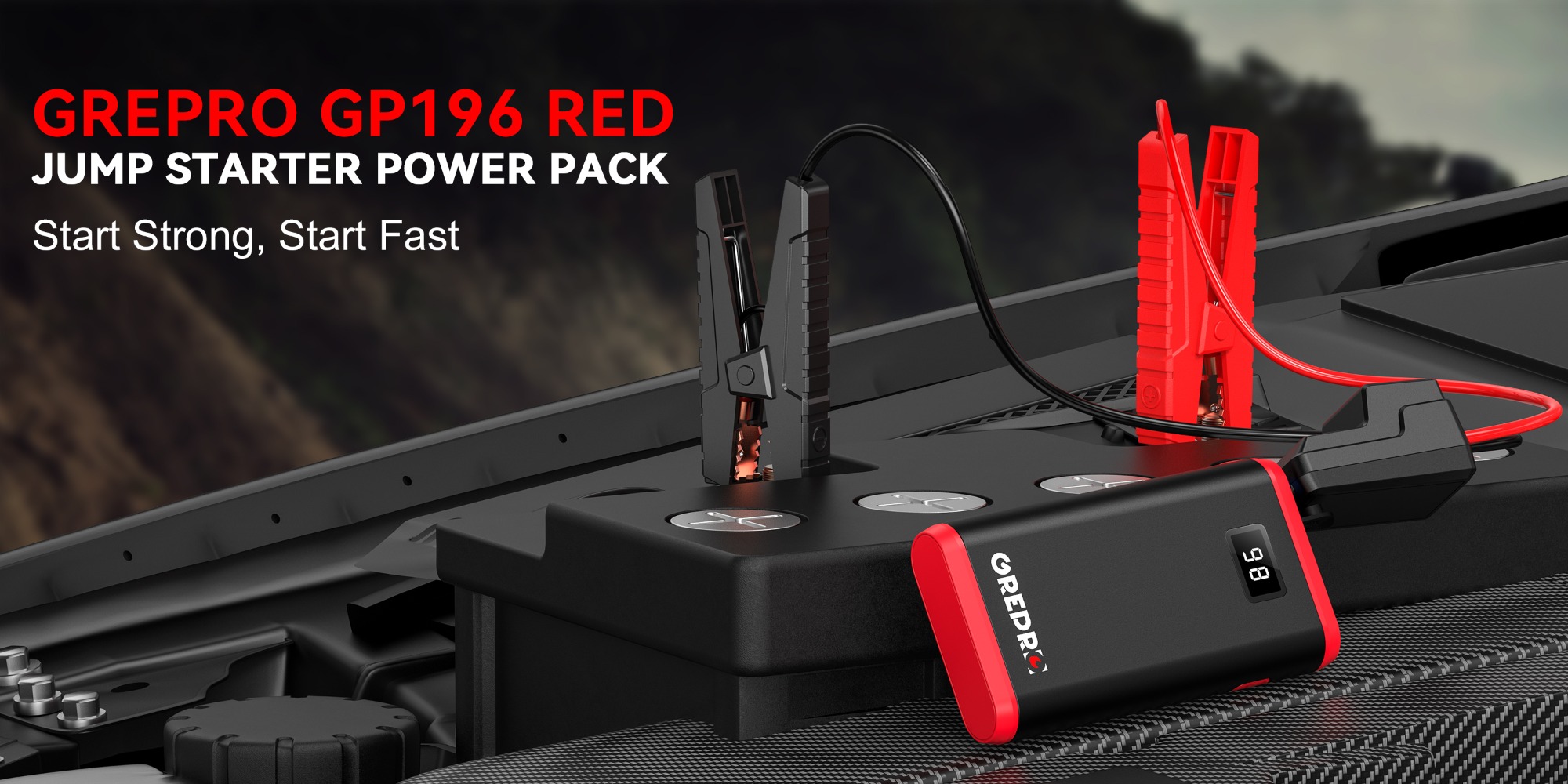 GREPRO Jump Starter Power Pack