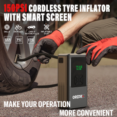 GREPRO 5-in-1 Jump Starter Power Pack with 150PSI Air Compressor (Up to 10.0L Gas,8.0L Diesel), Car Jump Starter for 12V Vehicle, 3000A Jump Pack and Jump Starter with Digital Display, LED Flashlight