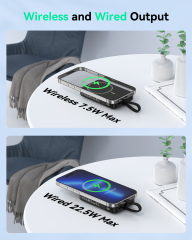 GREPRO Power Bank 10000mAh for Magsafe with a 22.5W C Cable LED Display Magnetic Power Bank with USB-C Input & Output,Travel Essential,for iPhone 17/16/15/14/13/12 Series and AirPods Visit the GREPRO Store
