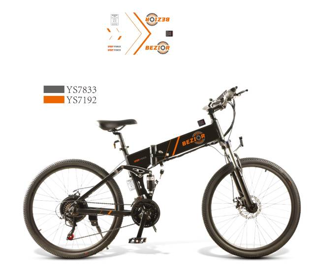 BEZIOR M26 Electric Bike 26 inch 500W 10Ah Max Speed 30Km/h City Foldable Electric Bike