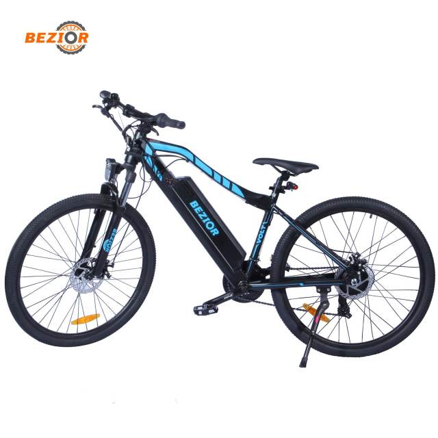 Bezior M1 Men's E-Bike 250W 48V/12.5Ah Mountain Electric Bicycle 25Km/h Mountain Moped Bike for Male