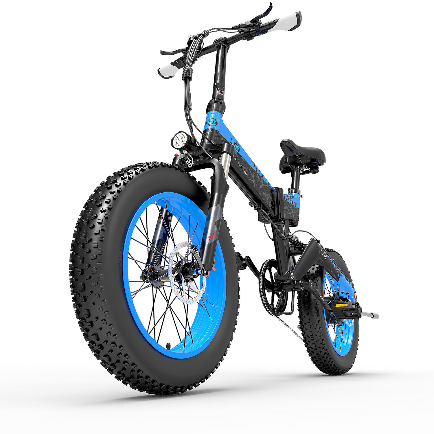 Bezior XF200 48V/15Ah 1000W Electric Moped Bike 25Km/h(With Speed Limit)  Power Assist Mileage 130KM Mountain Ebike