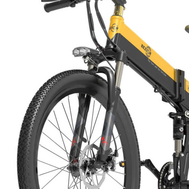 BEZIOR X Series E-Bike Alloy Steel Strengthen Reinforced Front Fork Mountain Bike Bicycle Suspension Fork