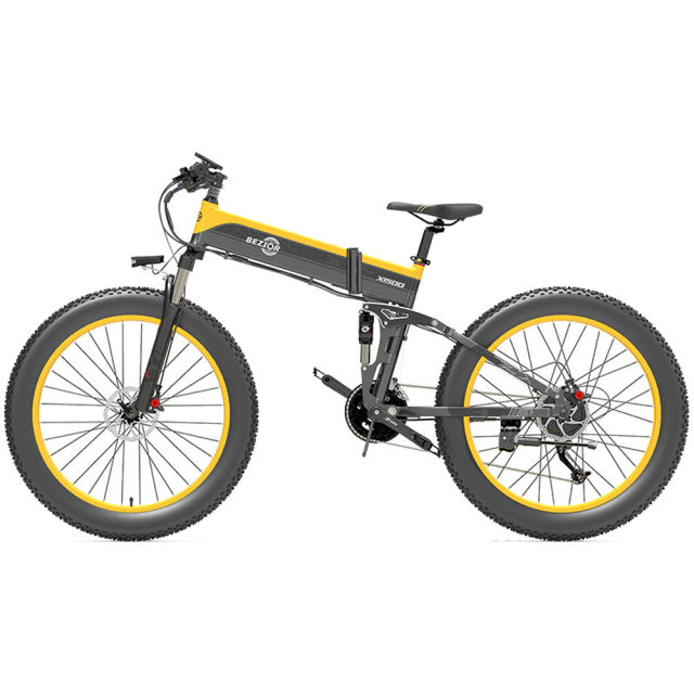 Bezior X1500  Electric Mountain  Folding Bike