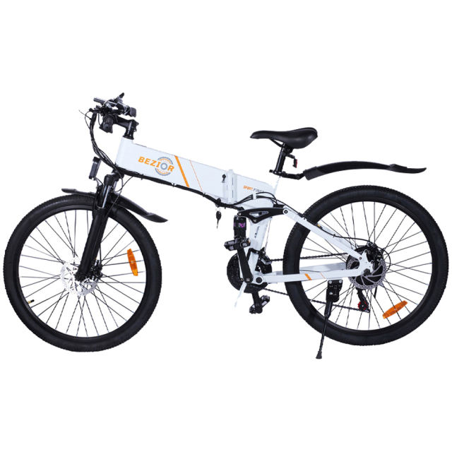 BEZIOR M26 500W 45KM Mileages Electric Bike City Foldable Electric Bike Speed 25km/h