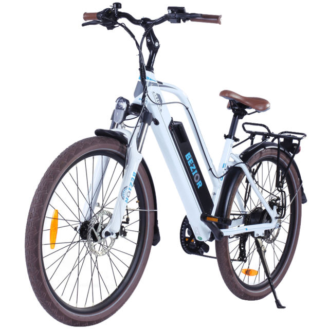 Bezior M2 250W 80KM Mileages Women E-Bike City Electric Bicycle City Moped Bike Speed 25km/h