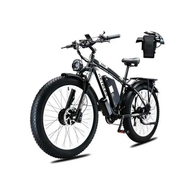 Bicicleta elétrica de montanha KETELES K800 2000W Motor Duplo