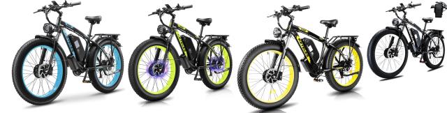 Bicicleta elétrica de montanha KETELES K800 2000W Motor Duplo
