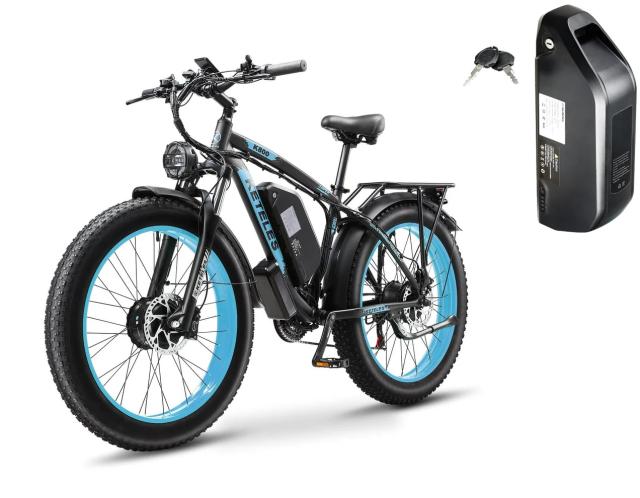 Bicicleta elétrica de montanha KETELES K800 2000W Motor Duplo