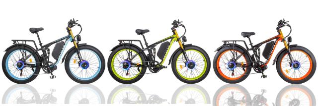 Bicicleta elétrica de montanha KETELES K800 Pro 2000W Motor Duplo