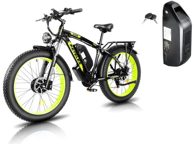 Bicicleta elétrica de montanha KETELES K800 2000W Motor Duplo