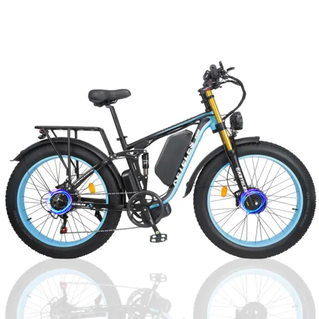 Bicicleta elétrica de montanha KETELES K800 Pro 2000W Motor Duplo