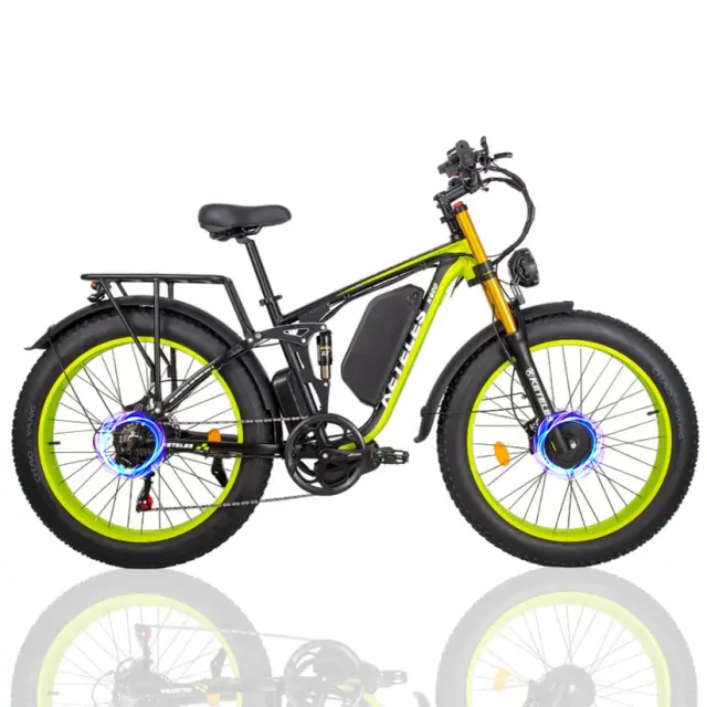 Bicicleta elétrica de montanha KETELES K800 Pro 2000W Motor Duplo