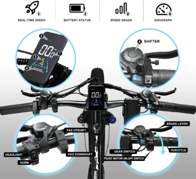Bicicleta elétrica de montanha KETELES K800 2000W Motor Duplo