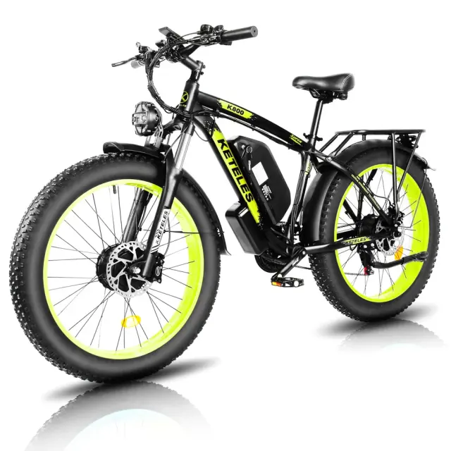 Bicicleta elétrica de montanha KETELES K800 2000W Motor Duplo