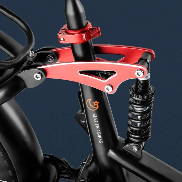 Bicicleta elétrica EAHORA LUNA 2 1000W Motor Duplo