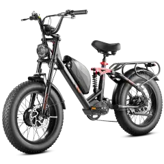 Bicicleta elétrica EAHORA LUNA 2 1000W Motor Duplo