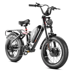 Bicicleta elétrica EAHORA LUNA 2 1000W Motor Duplo