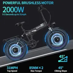 Bicicleta Elétrica RIDSTAR H20 PRO