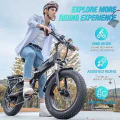 Bicicleta Elétrica RIDSTAR H20 PRO
