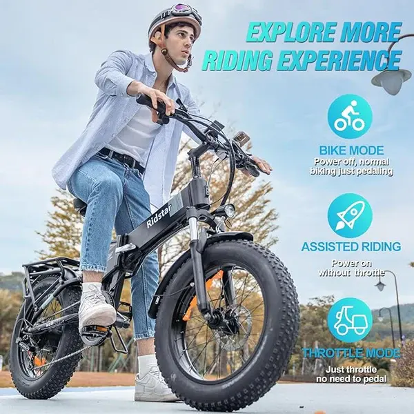 Bicicleta Elétrica RIDSTAR H20 PRO