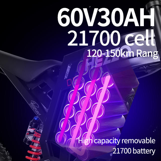 Electric Bike HEZZO D5 3000W 30Ah