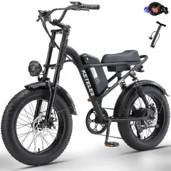 Electric Bike Keteles K880 48V17.5Ah 1000W Fat Tire E Bike, 43km/h 20