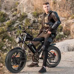 Electric Bike Ridstar YVY C20 Max 2000W Motor 52V 40AH Battery 20