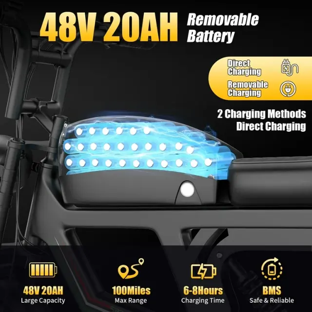 Electric Bike ASKGO T20 1500W, 56kmh  20