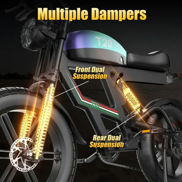 Electric Bike ASKGO T20 1500W, 56kmh  20