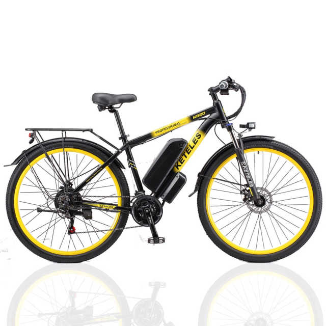 Bicicleta elétrica off-road KETELES K820 1000W