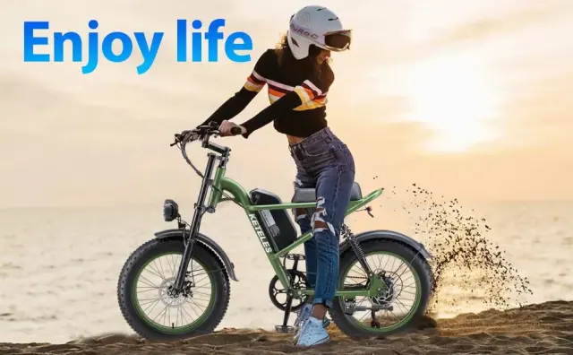 Electric Bike Keteles K880 48V23Ah 1500W Fat Tire E Bike, 50km/h 20