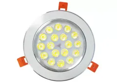Lâmpada embutida poligonal LED com certificação PSE, iluminação embutida interna fácil instalação