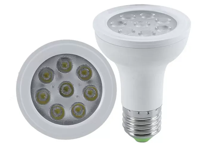 GU10 / MR16 Luzes embutidas LED reguláveis de 5 watts de alumínio / material plástico