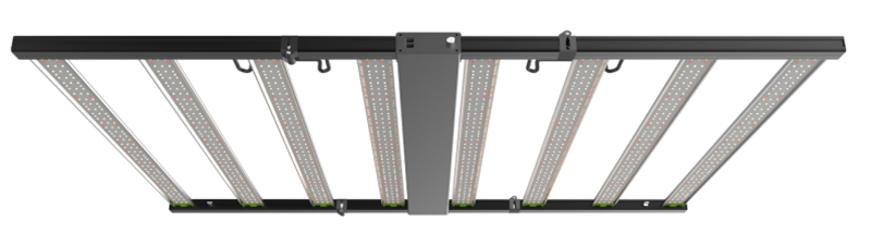 Luz de cultivo LED plegable de 800 W actualizada 3 veces con LED lm301b Luz de cultivo LED regulable con alto PPFD para carpa de 4x4 pies