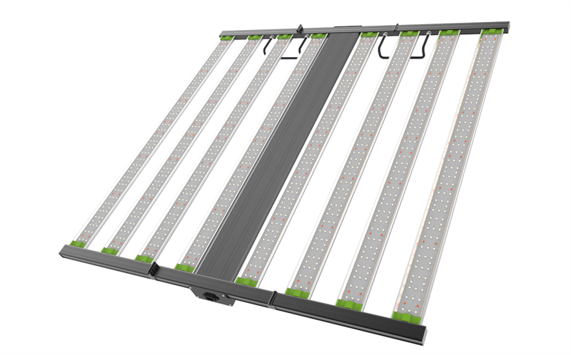 Ecospeed de alta calidad 3 veces plegable Led Growrth Light 720 W perilla de atenuación impermeable planta luz hidropónica lámpara Led de cultivo