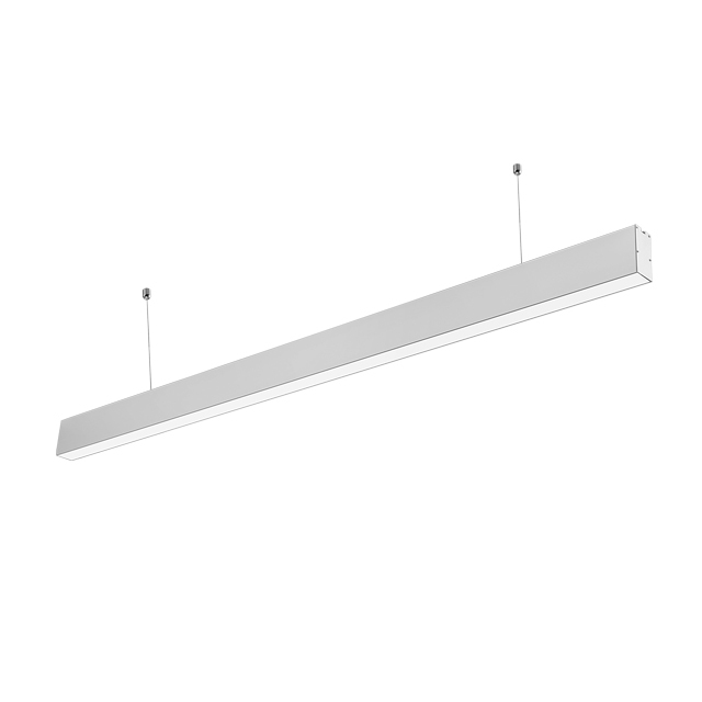 Iluminación colgante LED lineal de aluminio Seamless Connection disponible en luz lineal LED suspendida y montada en la pared