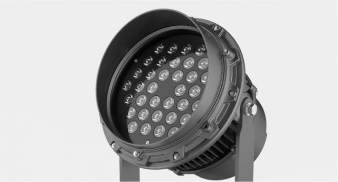 Luz de inundación llevada poder más elevado del lumen 50w 100w 150w 200w blanco cálido en negro