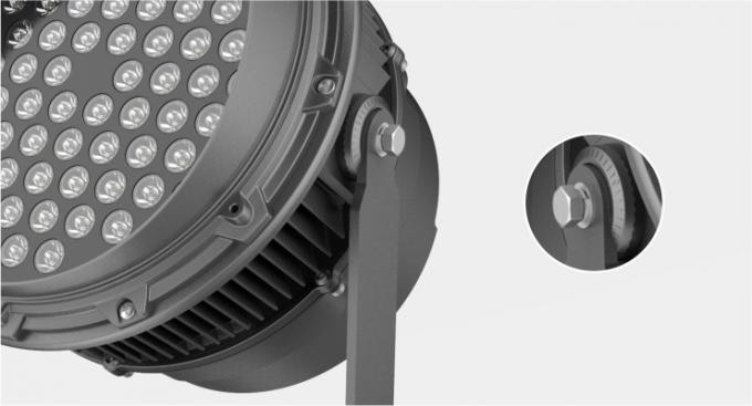 Luz de inundación llevada poder más elevado del lumen 50w 100w 150w 200w blanco cálido en negro