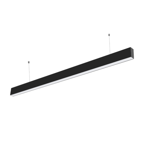 Iluminación colgante LED lineal de aluminio Seamless Connection disponible en luz lineal LED suspendida y montada en la pared