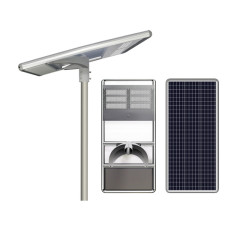 Réverbères solaires extérieurs à haute luminosité avec écran d'affichage 80w 100w 150w 200w led lampadaires solaires