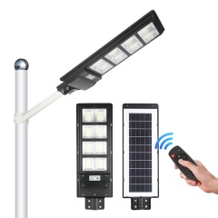 Iluminação esportiva de alto brilho à prova d'água Ip65 90W 120 W integrada tudo em um poste solar LED