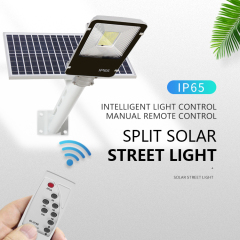 Réverbère mené solaire extérieur de prix de lampe décorative électrique de lumens les plus lumineux fendus