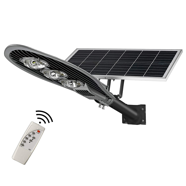 Lâmpada de rua LED à prova d'água IP67 50w 100w 150w lâmpada de rua LED solar para exterior split lâmpada de rua solar com bateria embutida