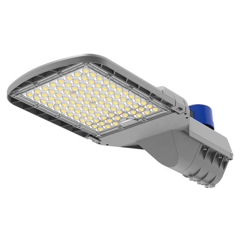 Aluminio fundido a presión por inducción IP66 SMD LED Luz de calle de poste exterior Farola 50W 100W 150W Farola LED con sensor de fotocélula